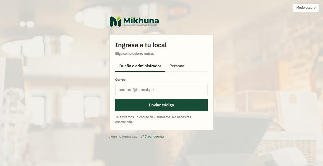 Sistema para restaurantes: Mikhuna, mesas, cocina y QR